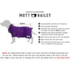 Mutt and Bailey Dog Drying Coat Measuring Guide