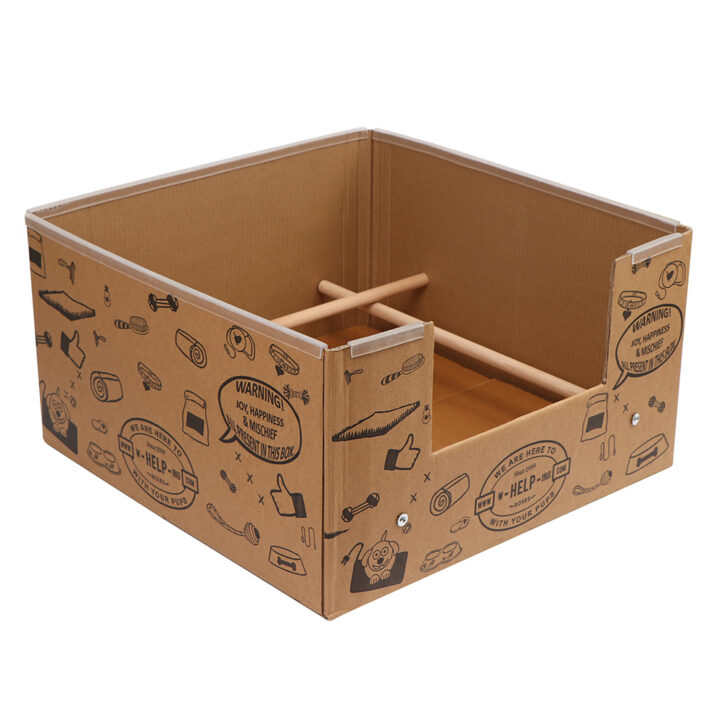 Cardboard Flatpack Hygienic Whelping Box Large