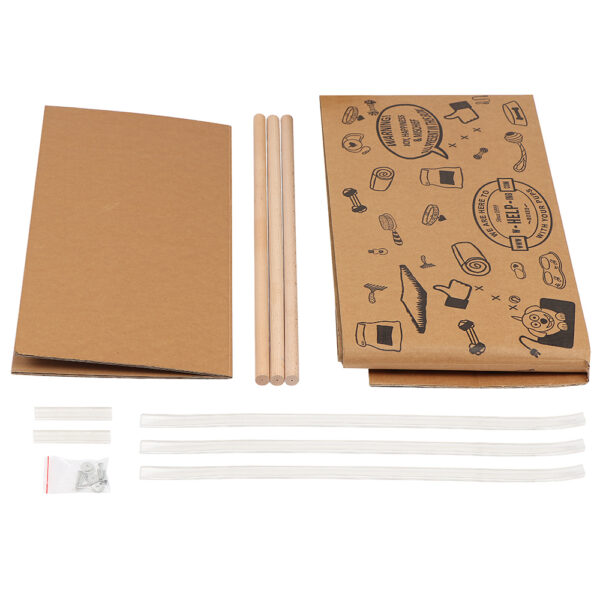 Cardboard Flatpack Whelping Box Components