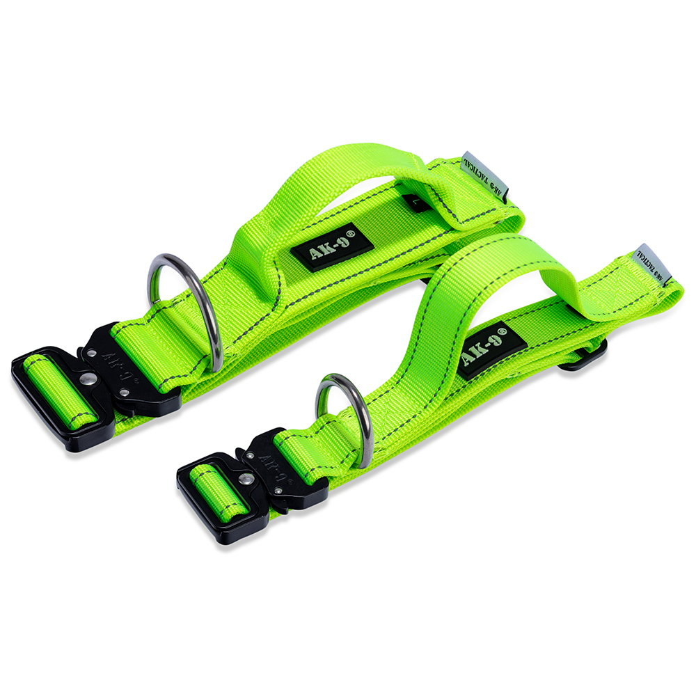 AK-9 Combat Clip Dog Collar Wide or Narrow Green AK-9 Combat Clip Dog Collar Wide or Narrow Green