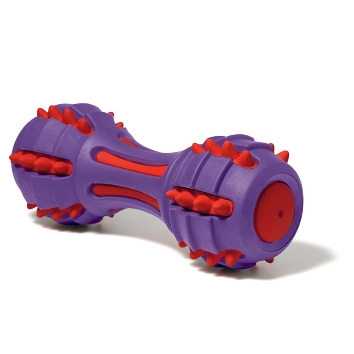 Dumbbell Dog Chew Toy - Great for Cleaning Teeth and Massaging Gums