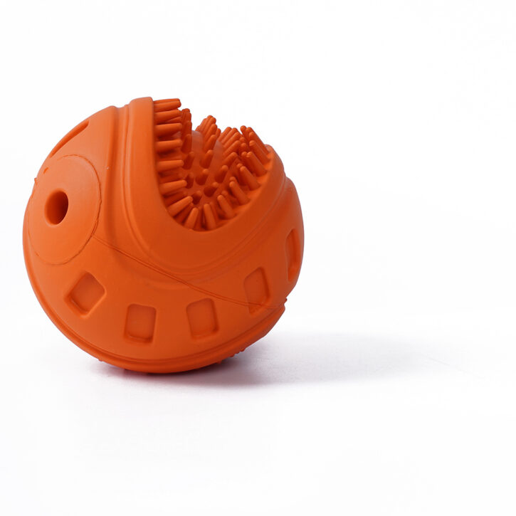 Made from 100% Safe, Non-Toxic Natural Rubber, the Giggle Ball Chew Toy is a Perfect Companion for Your Dog