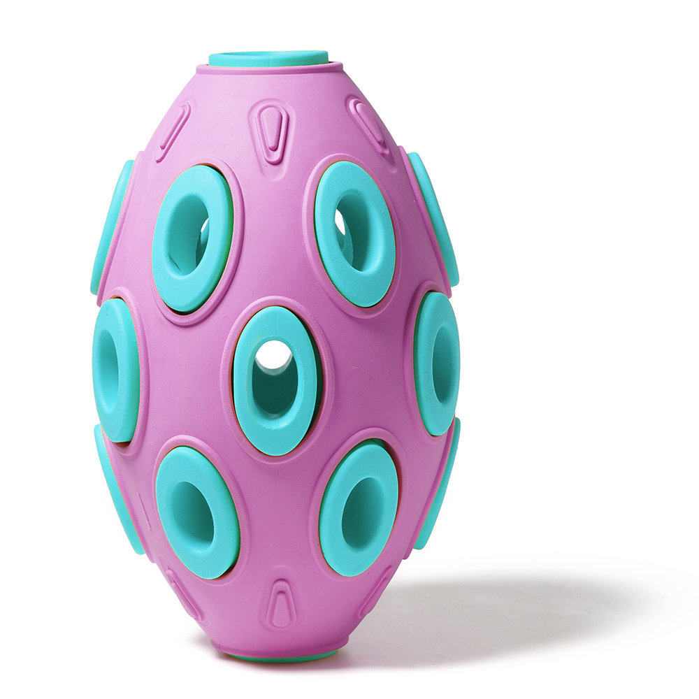 Duratoy Oval Treat Dog Chew Toy: The Ultimate Chewable Toy for Your Pup's Natural Instincts Duratoy Oval Treat Dog Chew Toy in bright colours