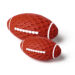 Duratoy Rugby Ball Dog Chew Toy