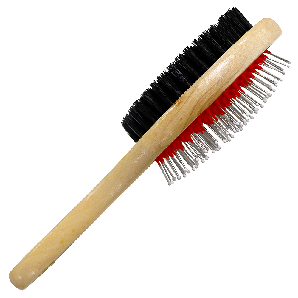 pa-petbrush.jpg Double Sided Pet Grooming Brush - Image 1