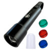 AK-9 LED Torch with 3 Colour Lens Caps and White Defuser