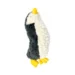 DuraToy Fruity Penguin Crunchy Dog Toy, grey, white, detail view 1