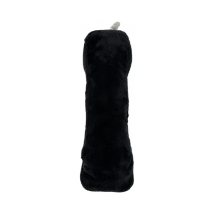 DuraToy Mobile Phone Crunchy Squeaky Dog Toy, black, back view