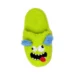 DuraToy Monster Slipper Squeaky Dog Toy, green, detail view 4